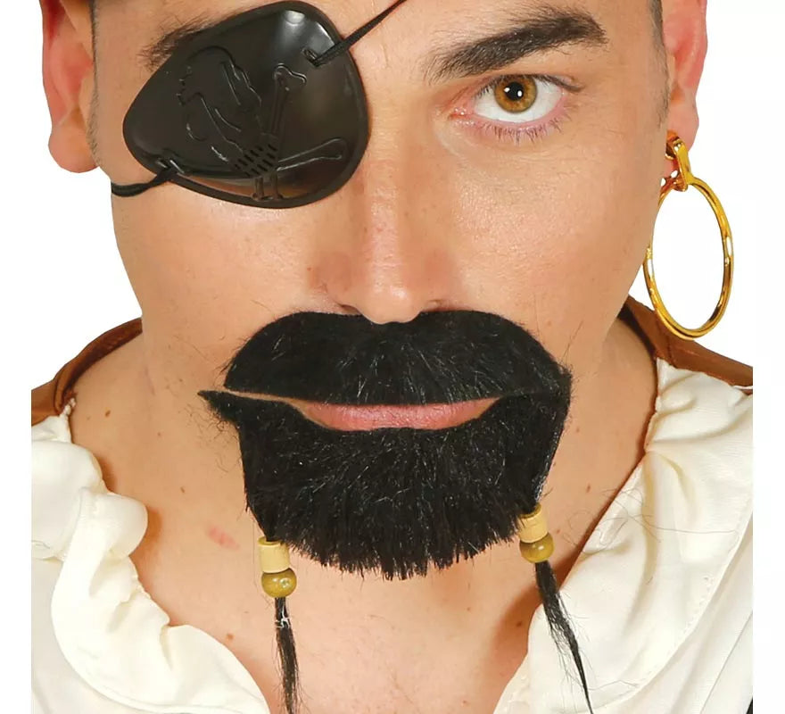 Translation missing: fr.Perilla y bigote de Pirata con adornos