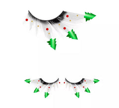 Cils en forme d'arbre de Noël