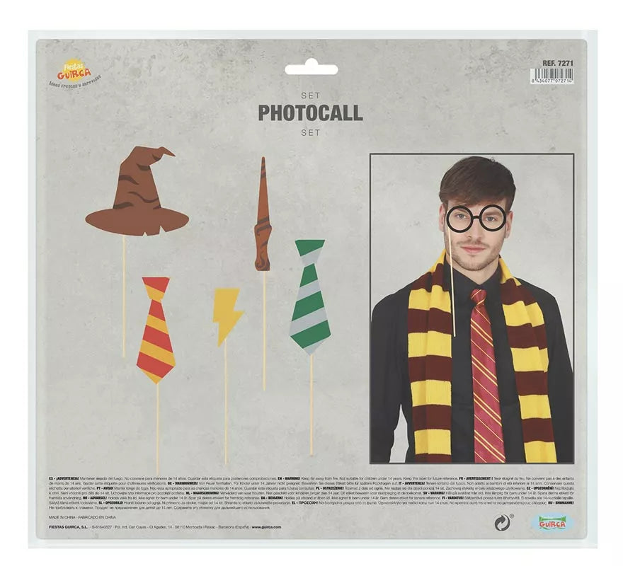 Translation missing: fr.Photocall de Estudiante de Magia de 6 piezas