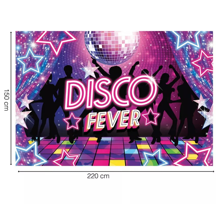 Translation missing: es.Photocall Disco Fever de 220x150 cm