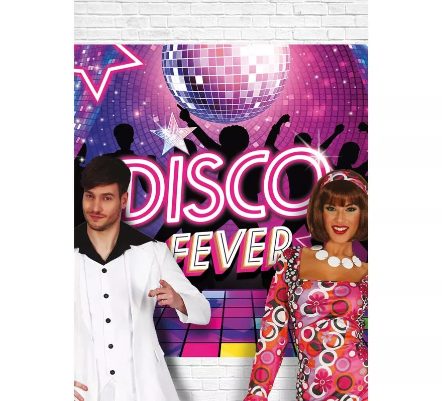 Translation missing: fr.Photocall Disco Fever de 220x150 cm