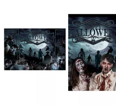 Séance photo Tissu 220x150 cm zombies