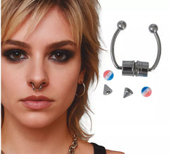 faux piercing au nez