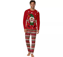 Pyjama de Noël elfe 2 pièces pour hommes
