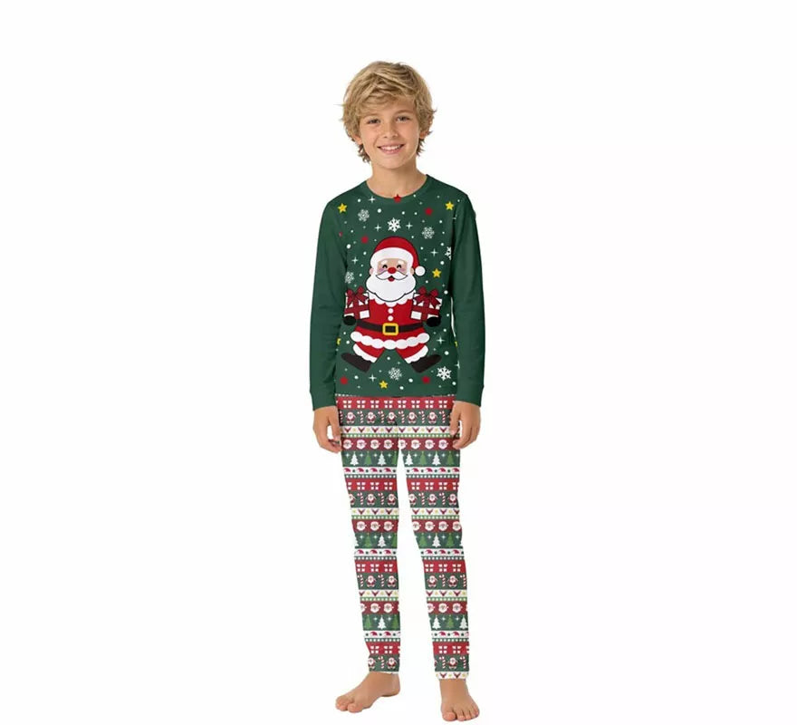 Translation missing: fr.Pijama Navideño de Papá Noel de 2 Piezas para niños