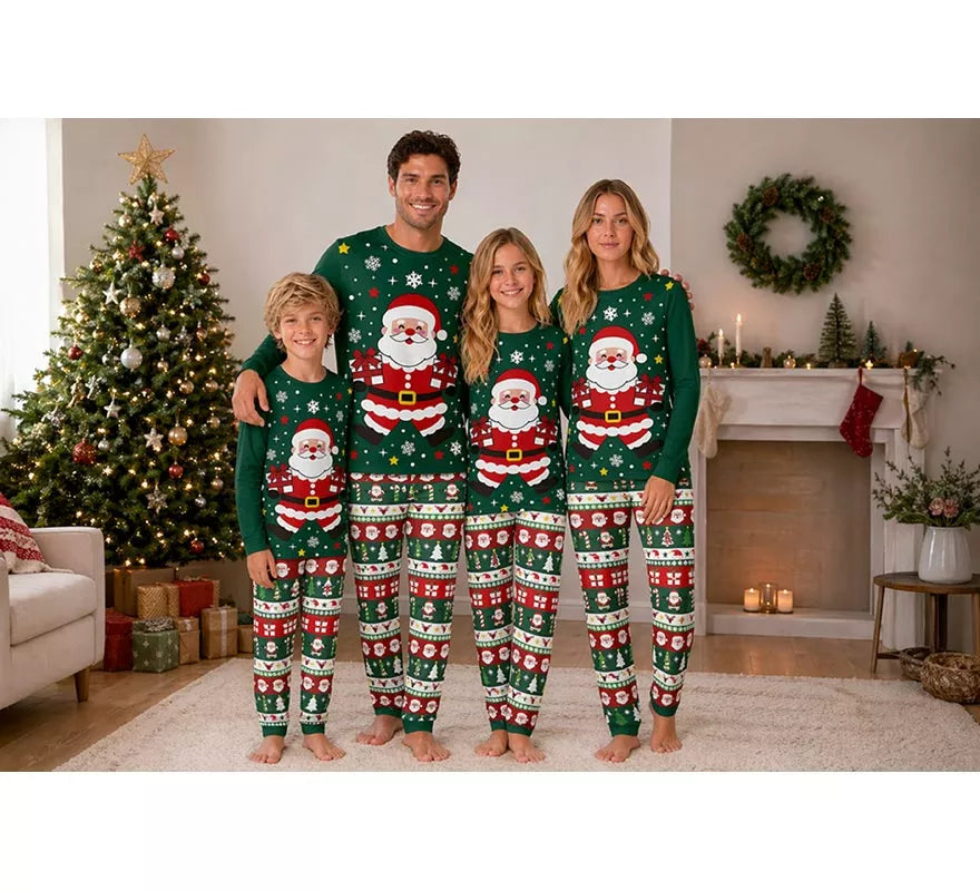 Translation missing: fr.Pijama Navideño de Papá Noel de 2 Piezas para niños