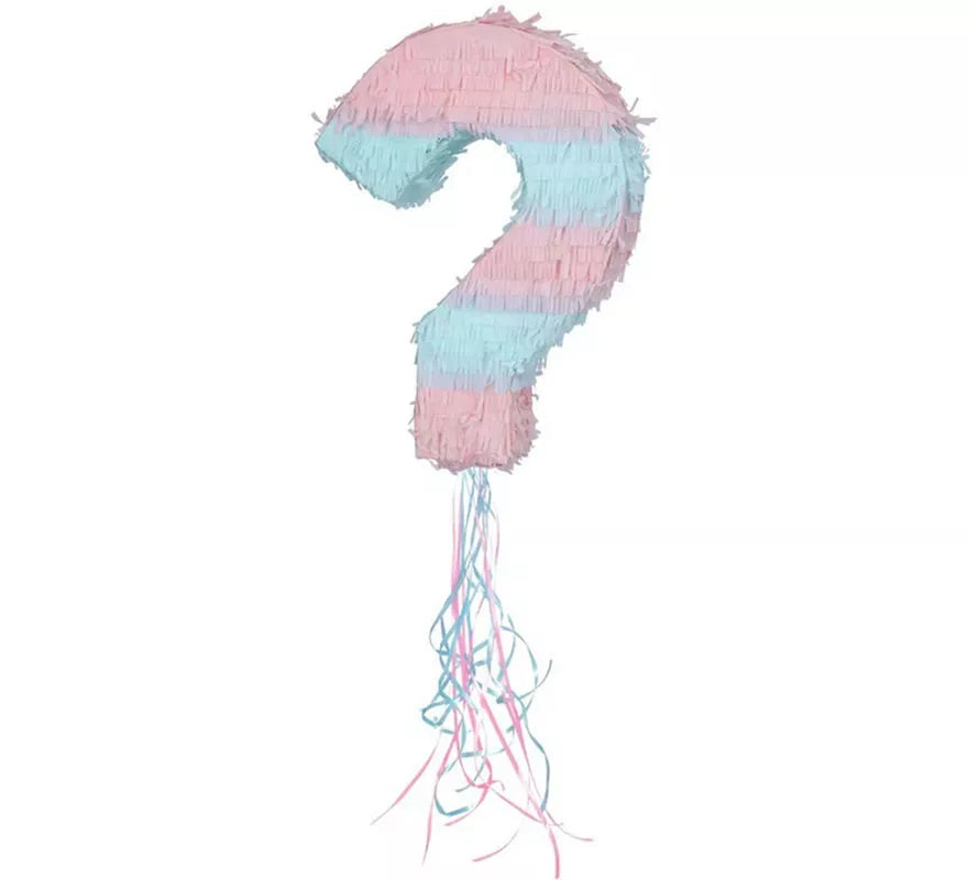 Translation missing: fr.Piñata Interrogante Gender Reveal Pull de 35x45 cm