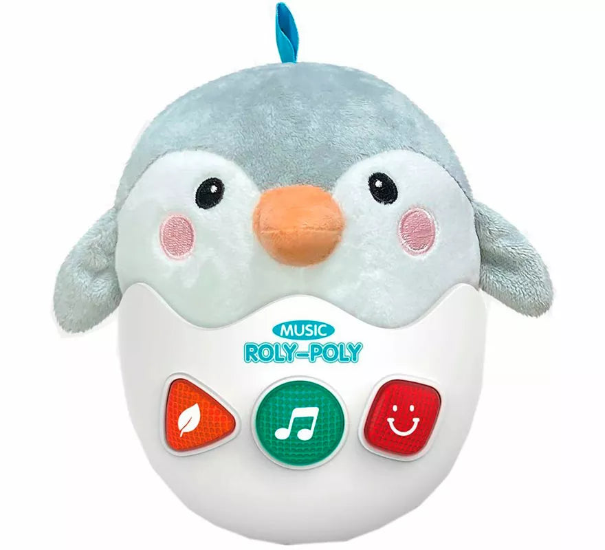 Translation missing: fr.Pingüino Huevo Musical con Luz y Sonido de 22 cm