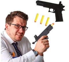 Pistolet jouet en plastique de 22 cm
