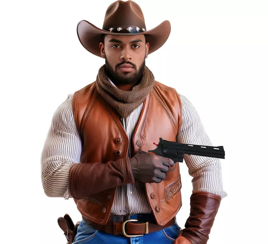 Translation missing: fr.Pistola de Vaquero de 25 cm de Plástico de Juguete