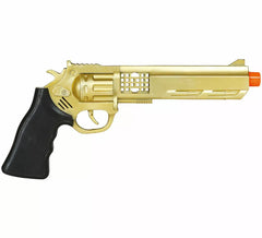Pistolet doré de 27 cm