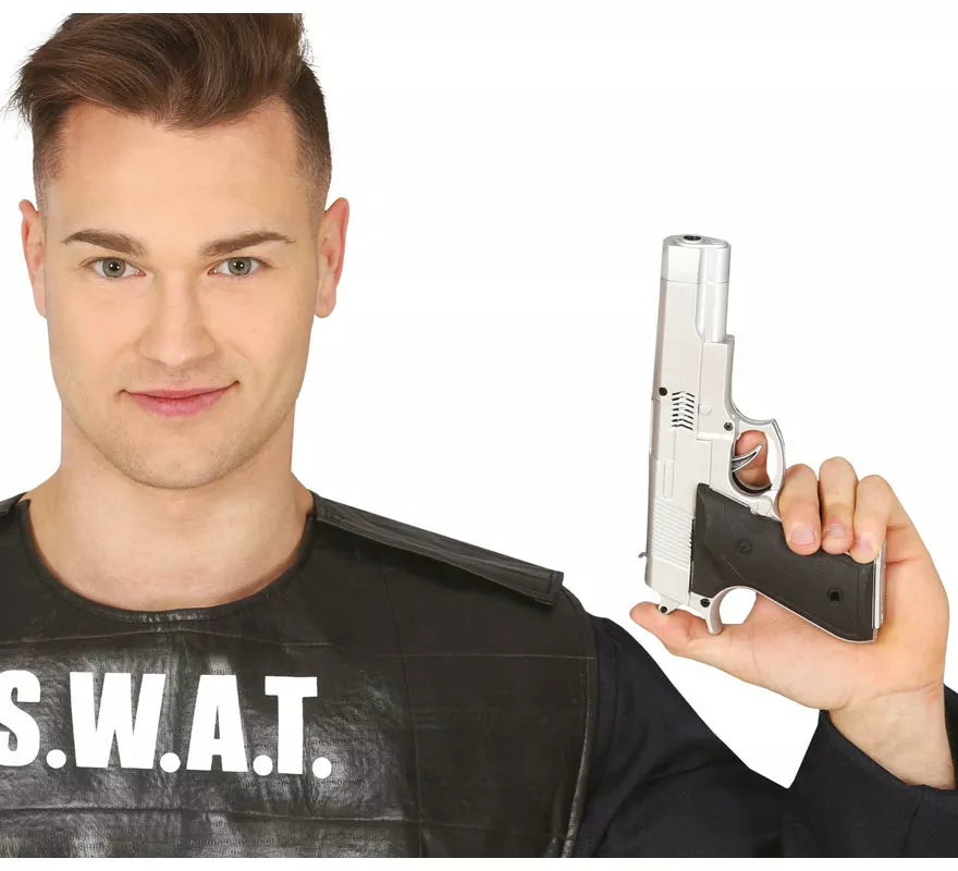 Translation missing: fr.Pistola Plateada de 24 cm