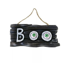 Assiette Boo suspendue avec yeux 30x15 cm