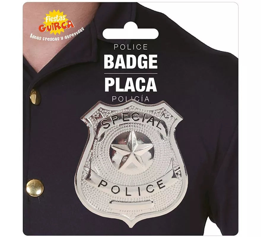 Translation missing: fr.Placa de Policía metálica