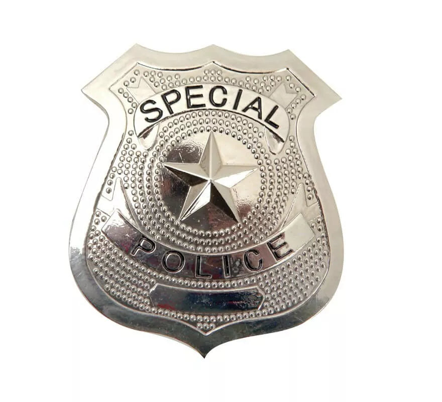 Translation missing: fr.Placa de Policía metálica 7 cm