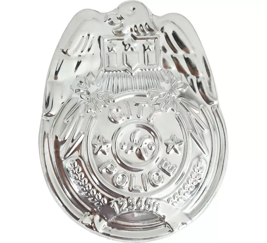 Translation missing: fr.Placa Policía de Metal de 7 cm