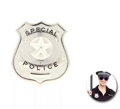 Plaque spéciale police de métal