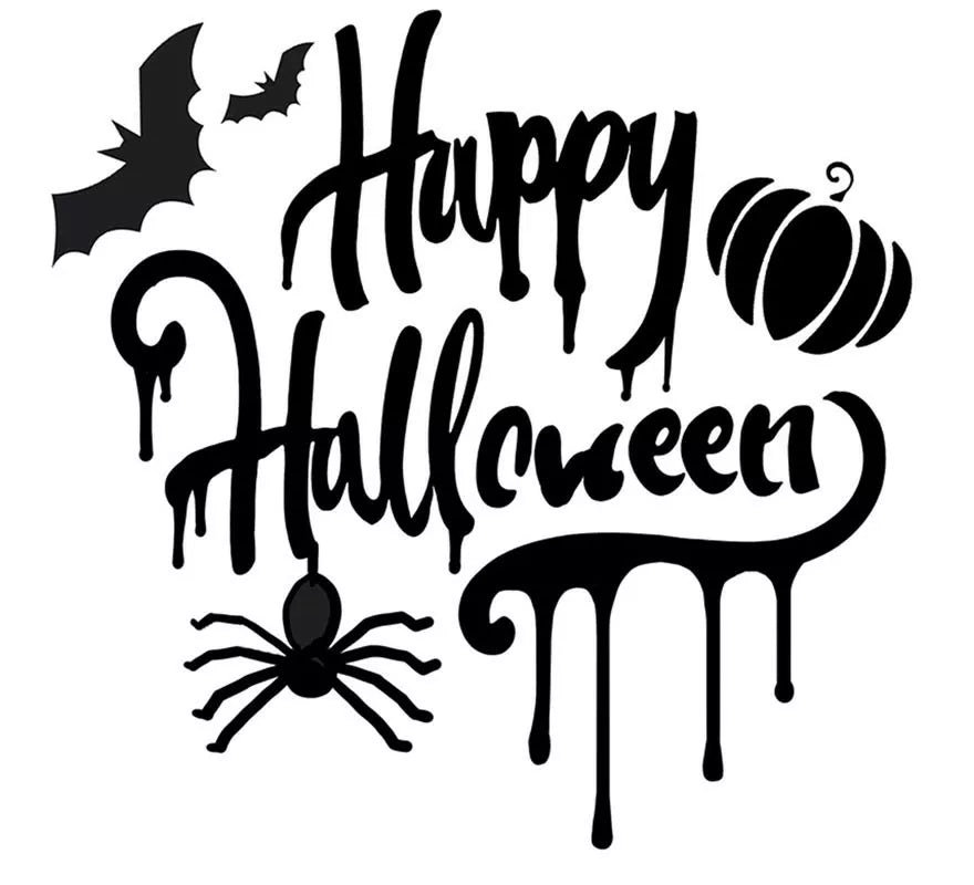 Translation missing: fr.Plantilla de 'Happy Halloween' Decoración Pasteles 25 cm