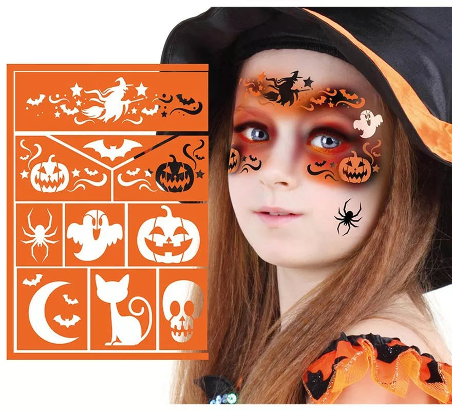 Translation missing: fr.Plantilla de Maquillaje Bruja Infantil