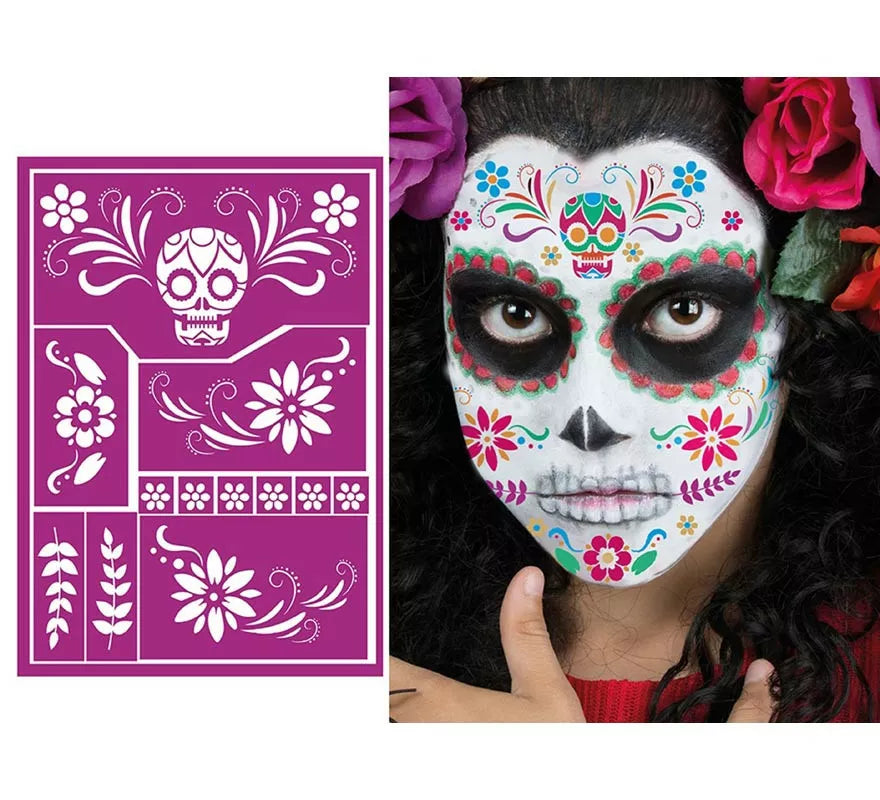 Translation missing: fr.Plantilla de Maquillaje Catrina Infantil