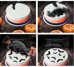 Pochoir Décoration Gâteau Chauve-Souris 25 cm