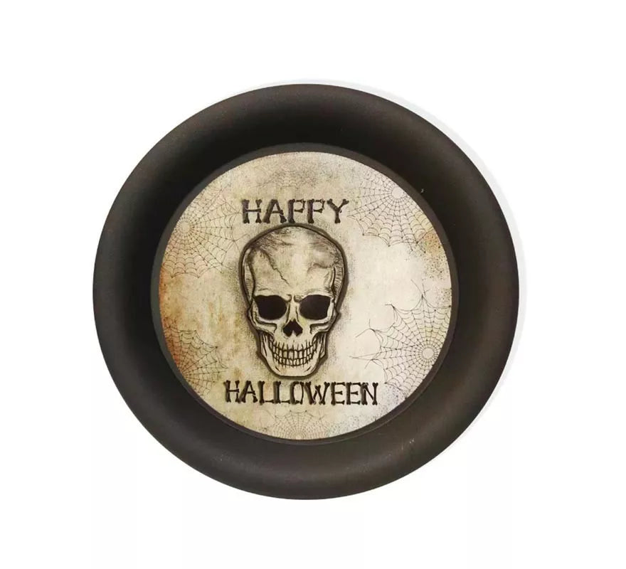 Translation missing: fr.Plato Calavera Happy Halloween de 25x2 cm