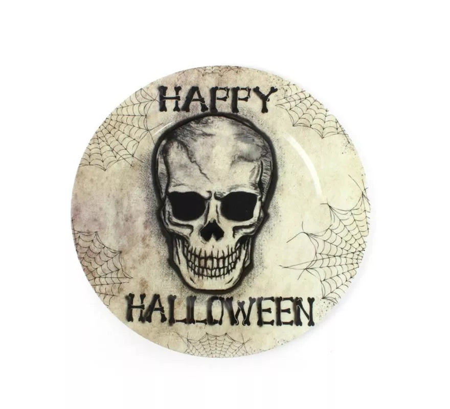 Translation missing: fr.Plato Calavera Happy Halloween de 33x1,7 cm