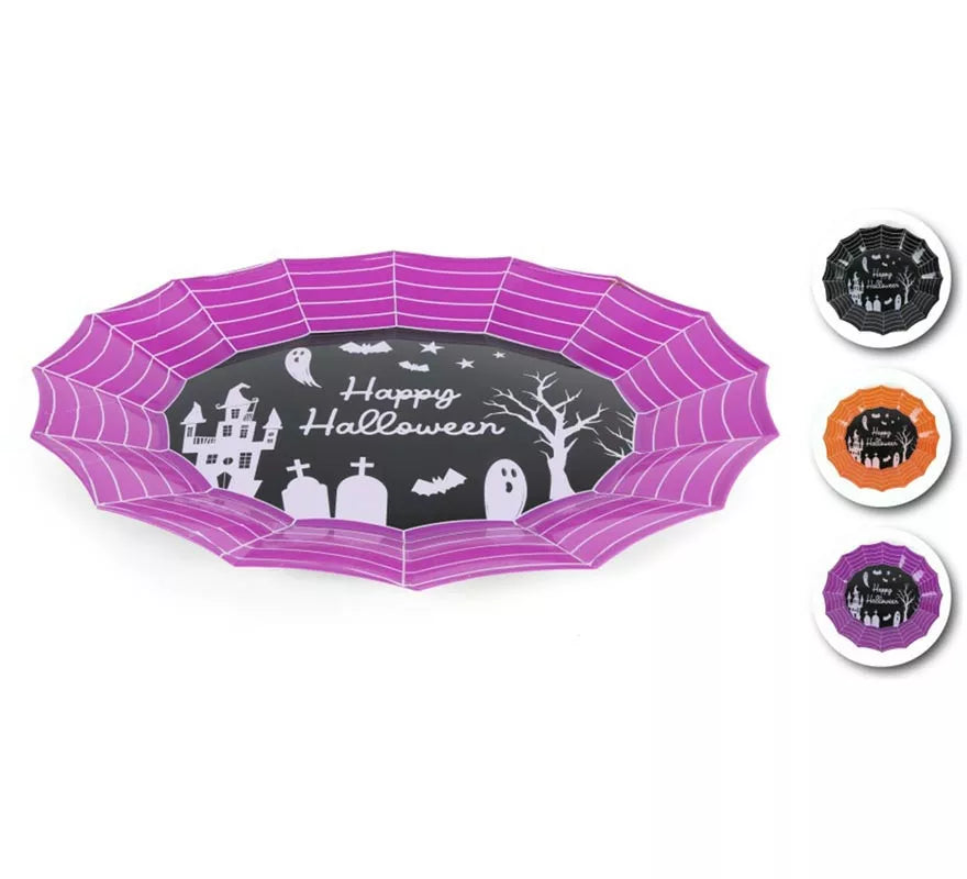 Translation missing: fr.Plato Halloween en colores surtidos de 34x25,5x3 cm
