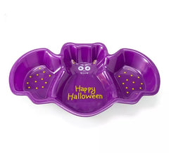 Assiette à snacks chauve-souris de différentes couleurs