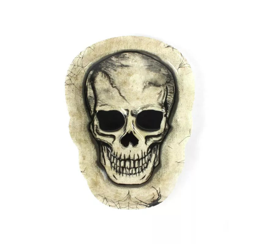 Translation missing: fr.Plato Silueta Calavera de 25x18 cm