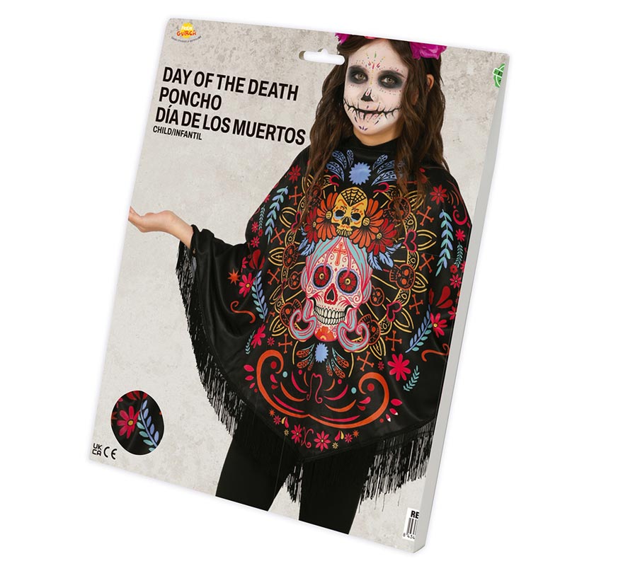 Translation missing: fr.Poncho de Catrina para niños