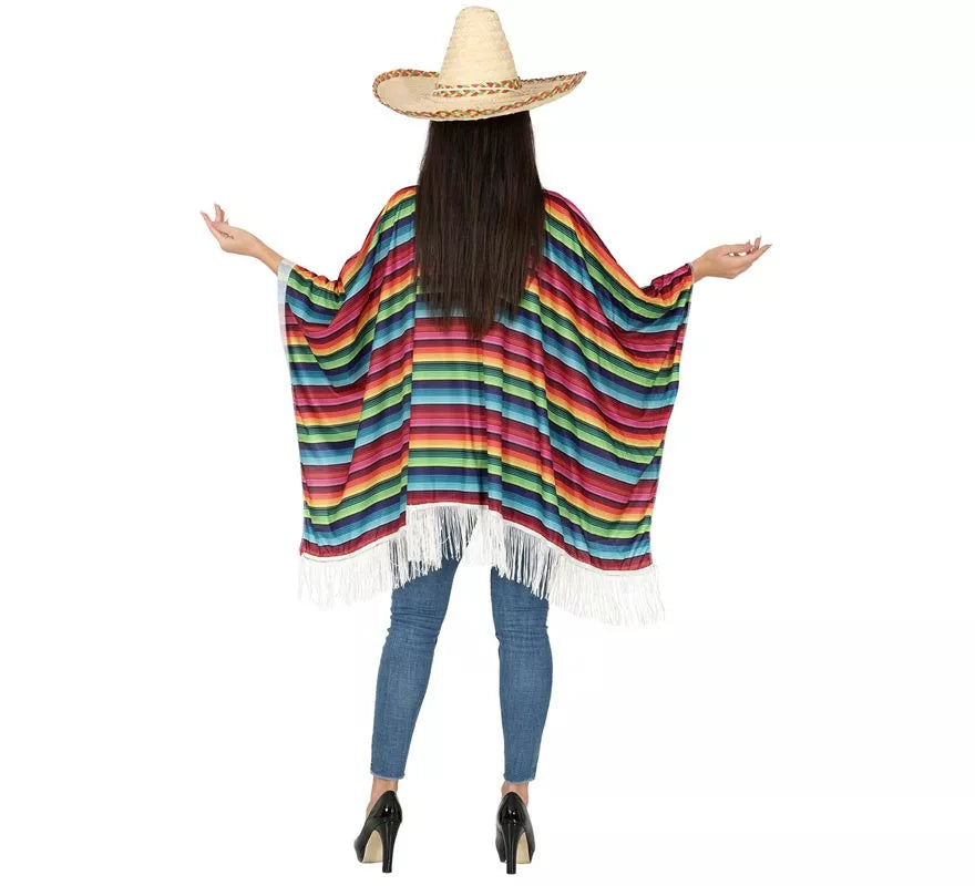 Translation missing: fr.Poncho de Mexicano Multicolor para adulto