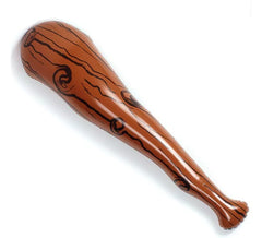 Bâton d'homme des cavernes gonflable marron 90 cm