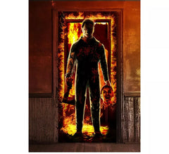 Porte tueur d'Halloween 80x180 cm