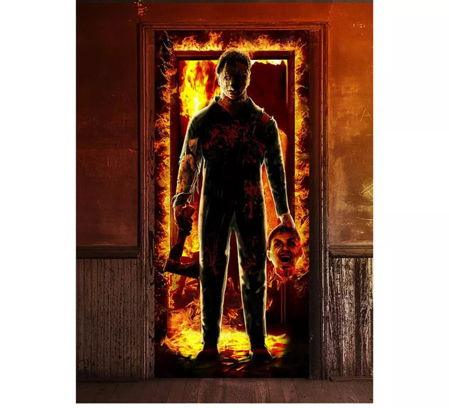 Translation missing: fr.Puerta Asesino de Halloween de 80x180 cm