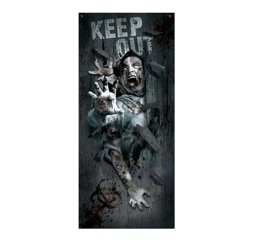 Translation missing: fr.Puerta Zombie Attack Decorativa de 80 X 180 cm