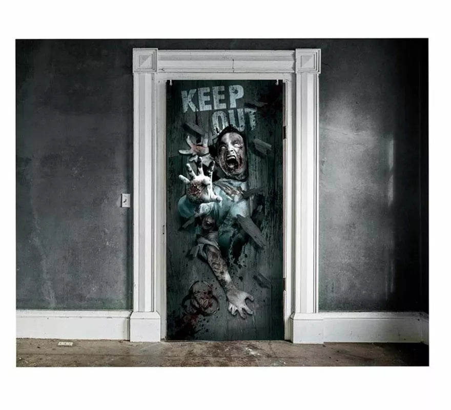 Translation missing: fr.Puerta Zombie Attack Decorativa de 80 X 180 cm