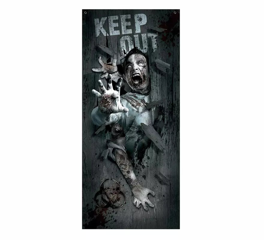 Translation missing: fr.Puerta Zombie Attack Decorativa de 80 X 180 cm