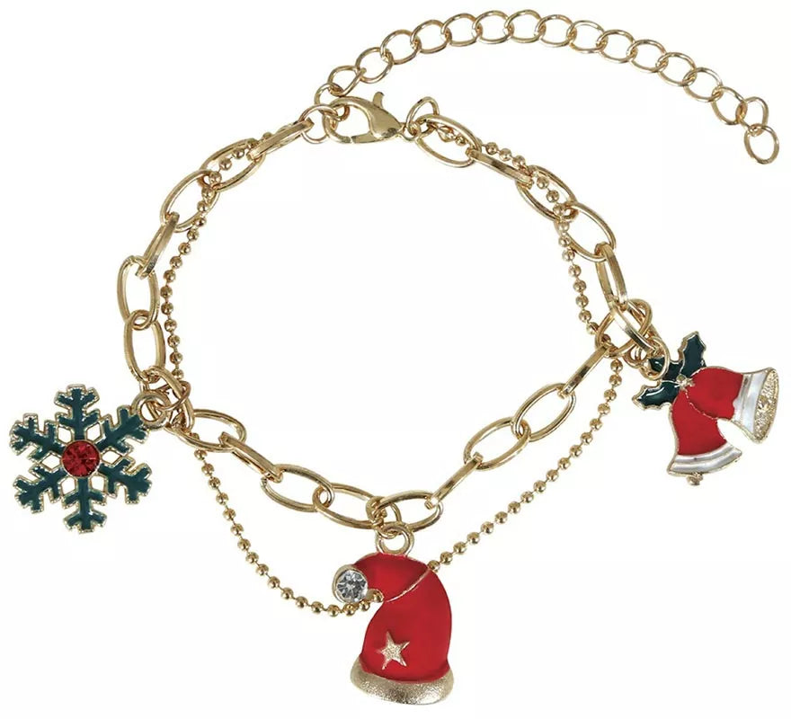 Translation missing: fr.Pulsera Campana, Gorro y Copo de Navidad
