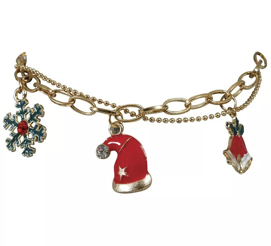 Translation missing: fr.Pulsera Campana, Gorro y Copo de Navidad