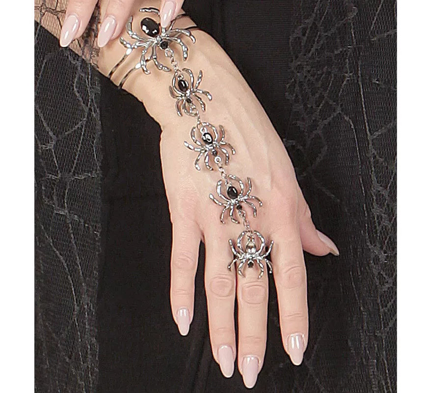 Translation missing: fr.Pulsera con Anillo de Arañas