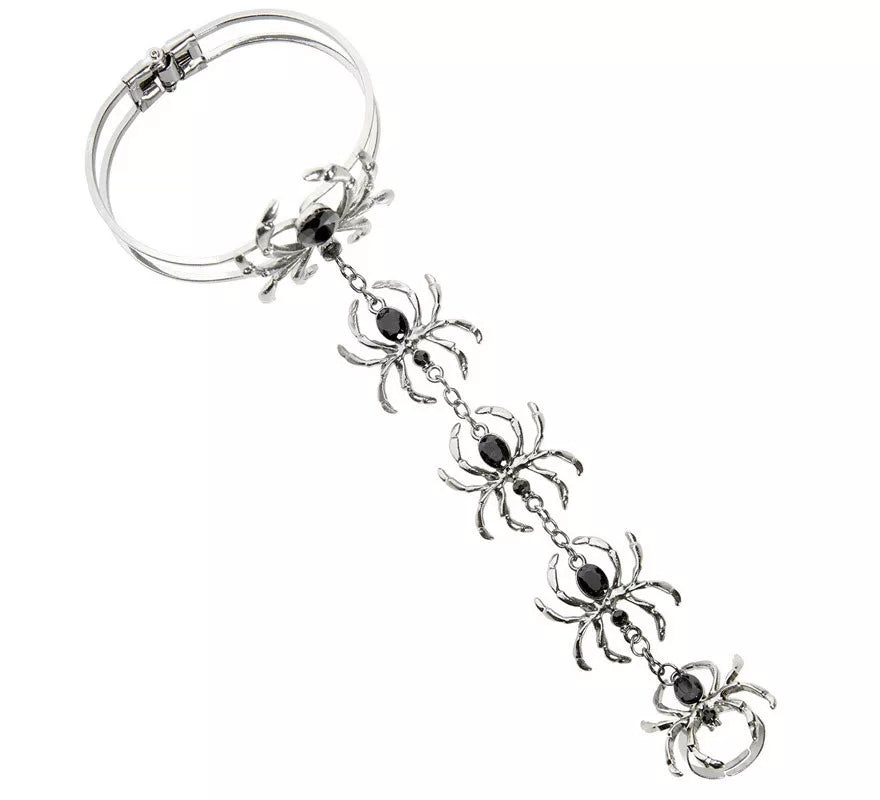 Translation missing: fr.Pulsera con Anillo de Arañas