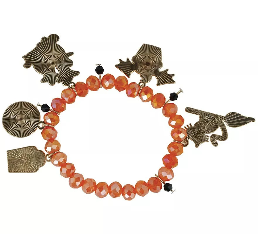Translation missing: fr.Pulsera con Figuras Naranja para Halloween