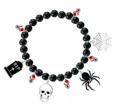 Bracelet à figures noires pour Halloween