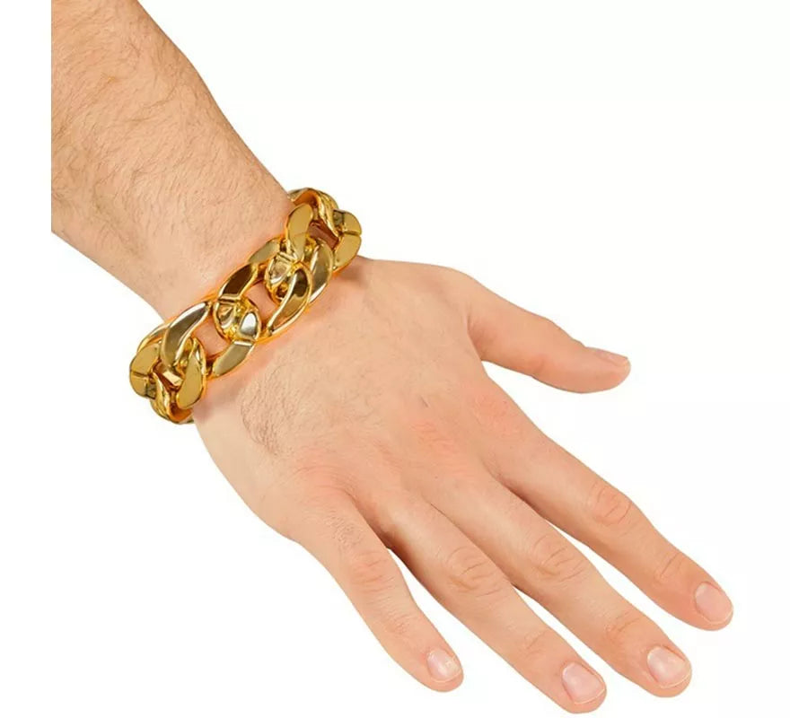 Translation missing: fr.Pulsera de Rapero dorada