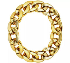 Bracelet rappeur doré