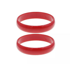 Grand bracelet flamenco rouge de 7,5 cm
