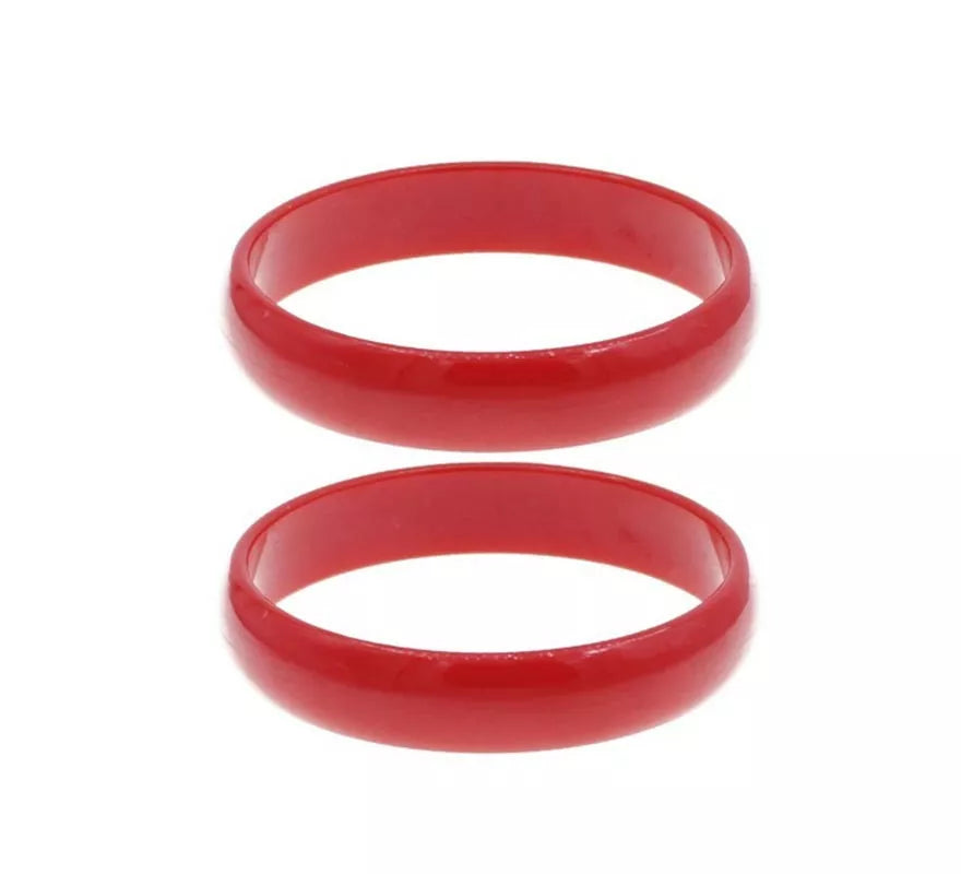 Translation missing: fr.Pulsera Flamenca grande roja de 7,5 cm