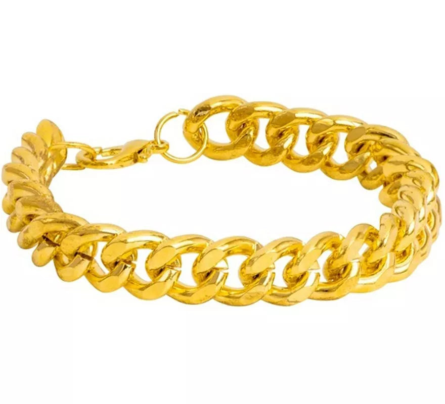 Pulsera Rapero Gangsta dorada
