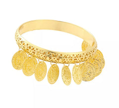Bracelet romain avec pièces suspendues